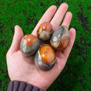 Huevos de Piedra Natural del Océano al por Mayor, Decoraciones de Cristal de Alta Calidad para Aliviar el Estrés y Jugar - Product Image 3