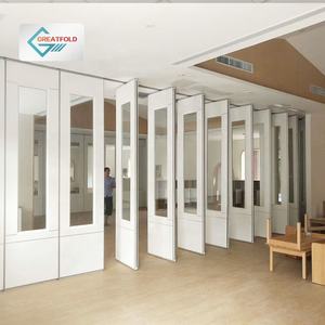 <span class=keywords><strong>Cloison</strong></span> de séparation pliable pour murs de salle de formation <span class=keywords><strong>cloison</strong></span> <span class=keywords><strong>acoustique</strong></span> coulissante avec fenêtre en verre trempé - Product Image 3