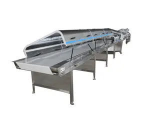 AMC 2010 Stainless Steel Camilan dan Slat Conveyor Oven Pizza Pendingin Terowongan