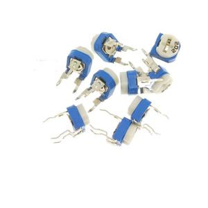 Résistances réglables 20R-50K Horizontales RM065 Bleu Blanc 500K 1M 102 103 203 104 - Product Image 1