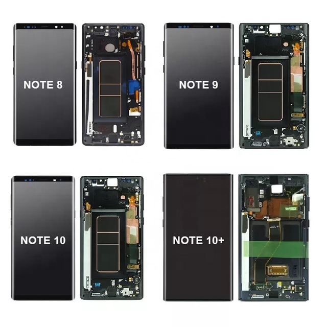Factory Price for Samsung Galaxy Note 8 9 10 Plus 20 Ultra Original Lcd Display Touch Screen for Samsung Note 8 Lcd Replacement