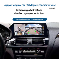 Autoradio Android 15,5 pouces avec écran tactile, processeur Qualcomm 8 cœurs pour BMW X3 F25 X4 F26 2010-2019, système CarPlay sans fil, navigation GPS