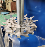 Disperseur à haute vitesse sous vide en acier inoxydable CE 304 316 avec grattoir mural pour peinture, mastic, adhésif, anti-explosion ATEX