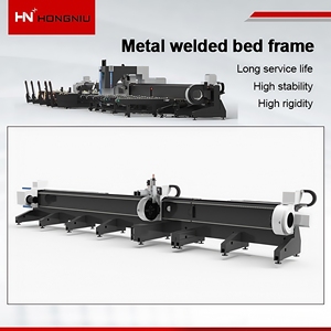 Machine de découpe de tubes au laser à fibre CNC refroidie par eau 6012SA3 <span class=keywords><strong>1500W</strong></span> pour tuyaux métalliques |   Laser Raycus |   Alimentation automatique - Product Image 2