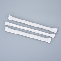 Polyvalent Écologique Jetable Kraft Papier De Paille Boba Bulle Thé Biodégradables Papier Potable De Paille