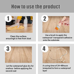 Agente impermeabile invisibile in poliuretano impermeabile sigillante adesivo <span class=keywords><strong>per</strong></span> bagno doccia <span class=keywords><strong>legno</strong></span> trasparente impermeabile rivestimento - Product Image 5