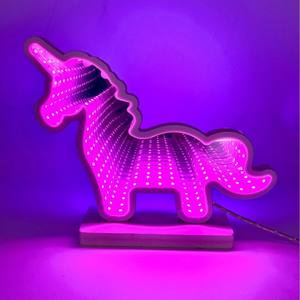 Lumière colorée éclairage décoratif en forme de <span class=keywords><strong>licorne</strong></span> pour les festivals scène bar atmosphère chambre <span class=keywords><strong>veilleuse</strong></span> lumière LED - Product Image 3