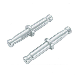 Rivets en acier au carbone zingué de haute qualité pour chaises de bureau, avec fente d'épaule en métal moulé sur mesure pour roue universelle - Product Image 1