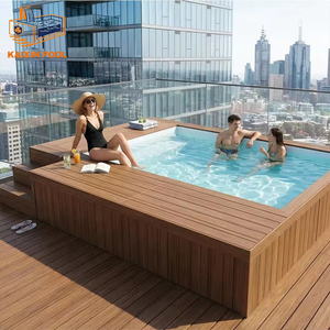 Luxury Cold Water Plunge Tub <b>Pool</b> Lounge Above Ground Fiberglass Mini Hot jacuzzi Spa Outdoor Swimming <b>Pools</b> and Accessories - Product Image 6