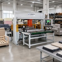 Machine de découpe professionnelle CNC à couteau oscillant pour la mousse de rembourrage de canapé, l'éponge, le matelas en PU, modèle personnalisé
