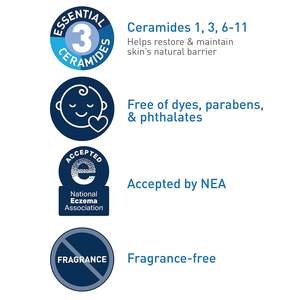 ชุดของขวัญสำหรับอาบน้ำเด็ก ครีมอาบน้ำและแชมพู 8 ออนซ์ โลชั่น 8 ออนซ์ ครีมทาผิว 3 ออนซ์ ปราศจากน้ำหอม ปราศจากพาราเบน บำรุงผิวชุ่มชื้น เหมาะสำหรับทุกสภาพผิว - Product Image 6