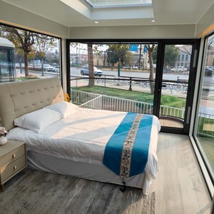 Villa préfabriquée portable en forme de capsule spatiale pour locations, stations touristiques, vacances, cuisine, salle de bain, salon, magasin, étanches - Product Image 4