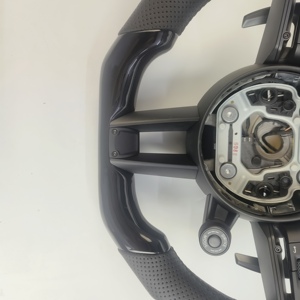 Interior LED de fibra de carbono genuino personalizado nuevo para Porsche Macan Panamera <span class=keywords><strong>Cayenne</strong></span> 718 911 volante de cuero TY de alta calidad - Product Image 6