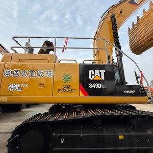 Excavatrice Caterpillar CAT 349D2L d'occasion, excavatrice sur chenilles lourde Cat 349D, 49 tonnes, gros équipement avec livraison rapide - Product Image 2