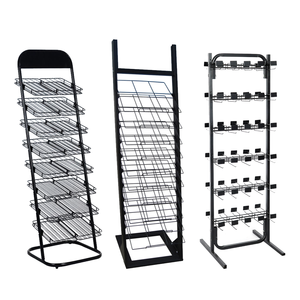 Longue étagère à plusieurs niveaux verticale présentoirs <span class=keywords><strong>de</strong></span> magazines présentoir <span class=keywords><strong>de</strong></span> disques en vinyle au détail pour magasin - Product Image 1