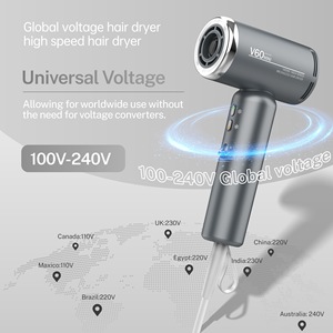 V60 Mini Hair Dryer 1400W Brushless Global Voltage Fast Drying Low Noise Compact Design - Product Image 2