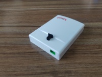 Mini caja de terminales de distribución de 1 puerto y 2 puertos, enchufe de pared, roseta de placa frontal 86, equipo de fibra óptica Compatible con 4G 3G GPRS