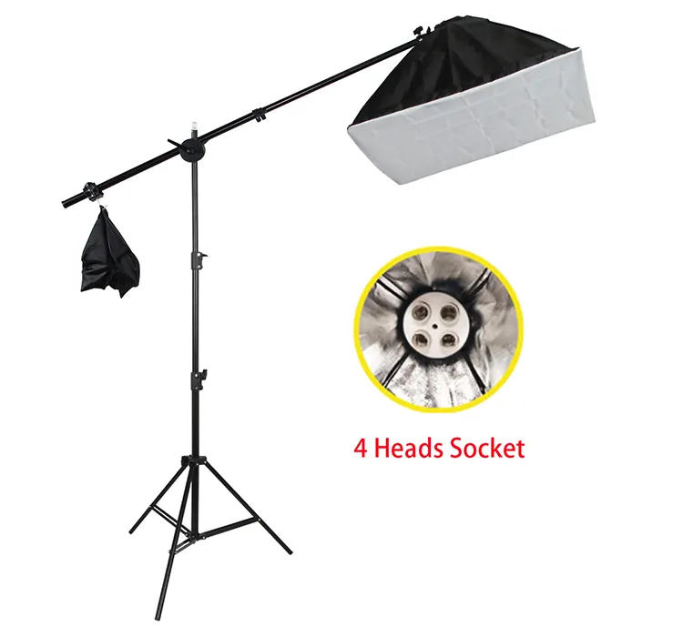 Photography Box 2022 New Hot Product Safe And High Quality 2M Light Stand 50x70cm Photography Studio Soft Box