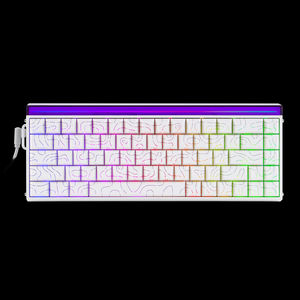 Clavier de jeu filaire AULA Hero 68 HE 60% avec interrupteurs magnétiques à effet Hall, taux de polling 8K, touches PBT imprimées latéralement - Product Image 4