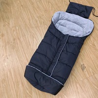 Nouveau chancelier pour bébé poussette sac de couchage automne hiver épaissi polaire couette fermeture éclair coupe-vent chaud chancelière pour grande taille