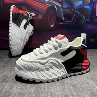 Chaussures pour hommes à semelle épaisse, style minimaliste, polyvalentes, confortables, respirantes, tendance, décontractées, style campus, pour l'été