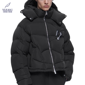 YuFan, servicio personalizado, abrigos acolchados para hombres, moda para exteriores, chaqueta de invierno de talla grande, plumón de <span class=keywords><strong>ganso</strong></span> de pato, <span class=keywords><strong>ropa</strong></span> impermeable acolchada - Product Image 5