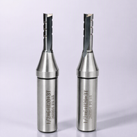 Fraise à dégrossir TCT 1/2x6*H20mm à 3 cannelures avec brise- copeaux pour bois, fraise de défonceuse CNC pour élimination de matériaux lourds