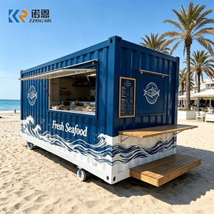 Durable Container Food Truck Cart Kitchen Mobile Outdoor Street Stainless Catering Restaurant - Product Image 2