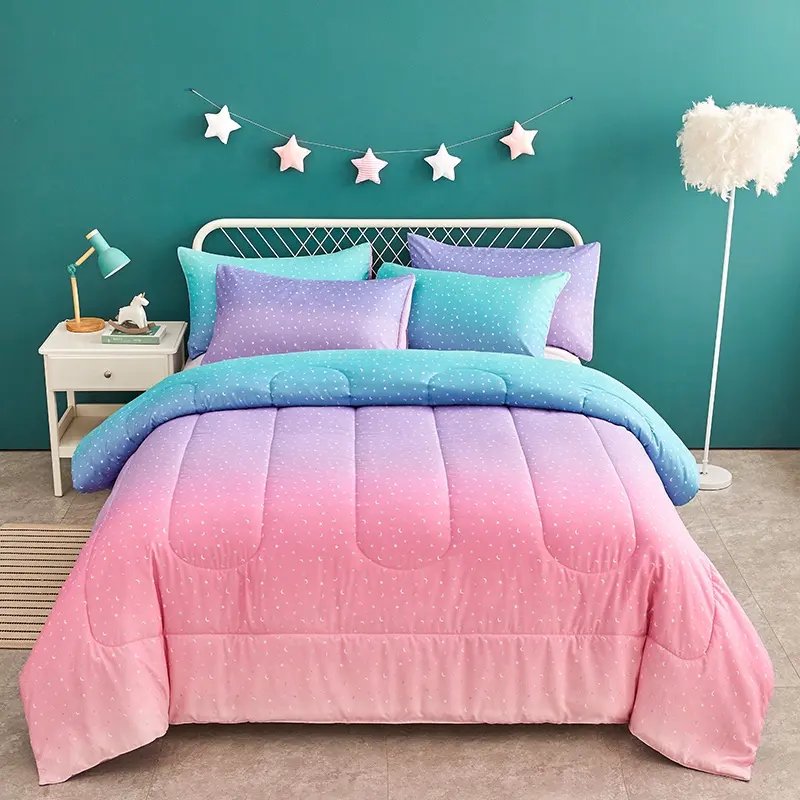 Hot bán Chất lượng cao sao và mặt trăng in cao cấp bedding Set cho hộ gia đình bộ đồ giường