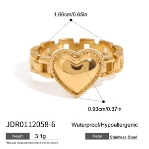 2026 New Vintage Stainless Steel Jewelry 18K PVD Gold Rings Luxury Jewelry <b>Pearl</b> Zircon Heart Square Flower <b>Watch</b> Rings Gift - Product Image 5