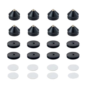 Âm Thanh HiFi Loa Khuếch Đại Tiền Khuếch Đại DAC Đầu <span class=keywords><strong>CD</strong></span> Chống Sốc Đồng & Hợp Kim Nhôm Đứng Chống Sốc Gai Gói 4 PC - Product Image 3