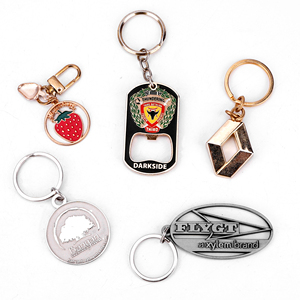 LLavero con logotipo grabado personalizado de metal de alta calidad personalizado al por mayor colgantes con soporte para coche para promoción y regalos de empresa - Product Image 6