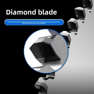 Lame de scie diamantée PCD Lansheng 12/14 pouces, double tête, alésage 25,4 mm, 120 dents pour la découpe d'aluminium, de portes, de fenêtres et de ponts thermiques - Product Image 2