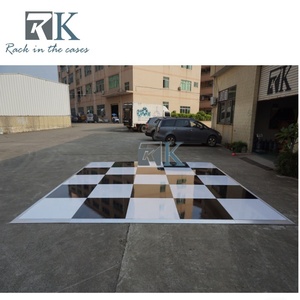 High Quality Portable Dance Floor 20X20ft Black and <b>White</b> Checkered Dance Floor for Wedding Party Venue Decoration - Product Image 3