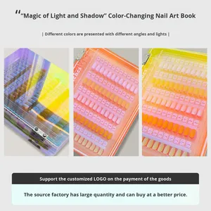 Libro Espositivo Magnetico per <span class=keywords><strong>Unghie</strong></span> 120/240 Colori, in Acrilico e Plastica, per Nail Art Professionale UV, con Pagine Rimovibili - Product Image 5