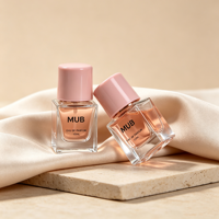 Vente en gros de flacons de parfum carrés à col serti de 15 ml, flacon pulvérisateur haute pression, estampage à chaud, boîte cadeau personnalisée, OEM