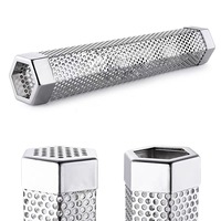Boîte à fumée froide en acier inoxydable pour barbecue, tube à fumée extérieur, outil de barbecue