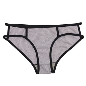 Culottes fines sexy taille basse pour femmes, couleur unie, respirantes, style bikini, en nylon/coton tricoté teint uni, couleur bonbon, pour jeunes filles - Product Image 1
