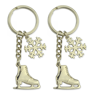 Porte-clés en métal vintage personnalisé, fabrication chinoise, vente en gros, logo laser 3D, sans MOQ, alliage de zinc, chaussure, baskets - Product Image 1