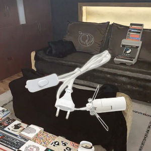 Cable de Alimentación para Lámpara de Sal Eléctrica <span class=keywords><strong>HM</strong></span> EU-303-E14-01-<span class=keywords><strong>7</strong></span> 2A 250V CE C15 AC IEC 10A con Interruptor 303 - Product Image 3