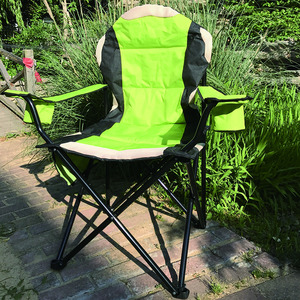 Silla plegable <span class=keywords><strong>para</strong></span> acampar al aire libre, asiento <span class=keywords><strong>de</strong></span> <span class=keywords><strong>playa</strong></span> con bolsa <span class=keywords><strong>de</strong></span> refrigeración, nuevo diseño - Product Image 2