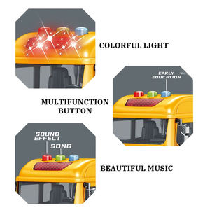 Jouet Grue à inertie avec lumières, musique et récits en anglais, en ABS, pour développer la motricité fine, cadeau pour enfants - Product Image 3