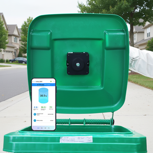 Detector de Nivel Ultrasónico Inalámbrico Inteligente TLC2509-4G, Impermeable IP67, con 4G y GPS, Alimentado por Batería, para Monitoreo de Contenedores de Basura/Tanques - Product Image 4