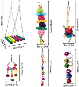 ของเล่นนกแก้วไม้แบบตั้งพื้น วัสดุปลอดภัย ขายส่งราคาพิเศษ สำหรับนกแก้วกัดแทะ - Product Image 4