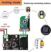1-canal WiFi sans fil-Module de commutation de relais-contrôleur intelligent momentané, DC 7-32V DIY télécommande porte de Garage