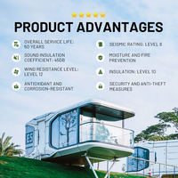 Alpicool E5 – Nouveaux modèles multifonctionnels intelligents pour la maison, fabricant chinois de maisons préfabriquées, maisons mobiles, maisons capsules modulaires