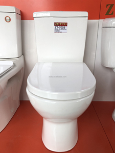 Giá Rẻ Châu Phi Nigeria WC Kéo Dài P S-trap Nhà Vệ Sinh Hai Mảnh Nhà Vệ Sinh Tiết Kiệm Nước Bằng Gốm Bồn Rửa Nước Thiết Kế Nhà Tắm Nhà Vệ Sinh - Product Image 2