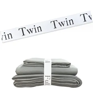 Customization 4cm letter elastic bed sheet strap clothing top storage elastic band for clothing