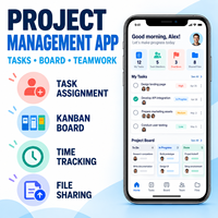 Gelişmiş Proje Yönetimi Proje Yönetimi Uygulama Geliştirme IOS Android İçin Görev Atama Kanban Panosu LionCreate
