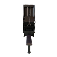 Máquina de entrenamiento de fuerza de grado comercial N36 para ejercicios de espalda, equipo de gimnasio personalizable con doble tirador largo y remo bajo